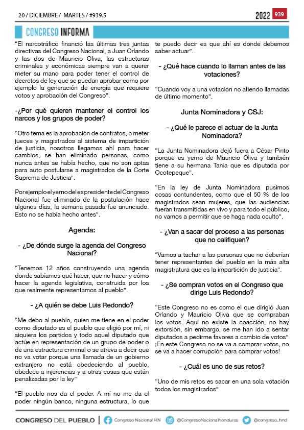 Presidente Redondo en Foro UNE TV